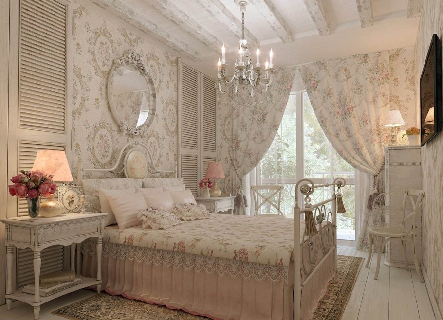 Спальня шебби Шик Прованс