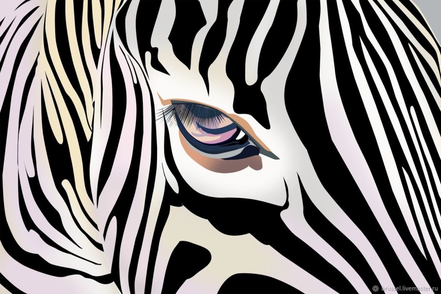 Интерьерная картина Зебра