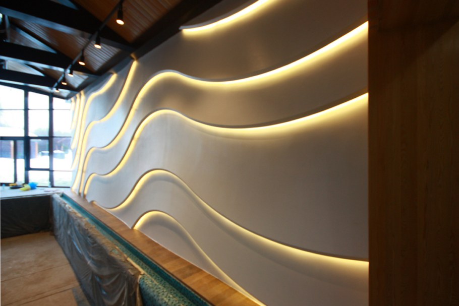 Гипсовые световые 3d панели Lightwave