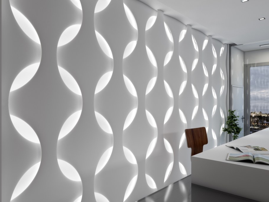 Гипсовая 3d панель "Enif"