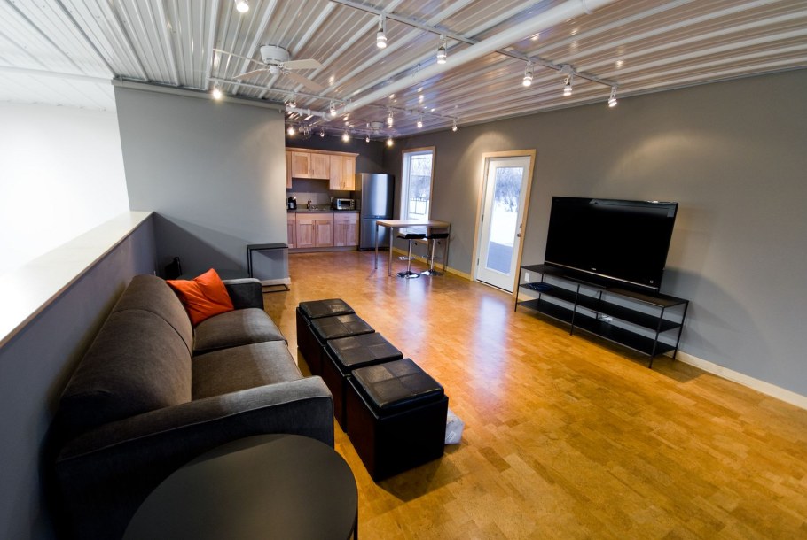 Дом из гаража внутри