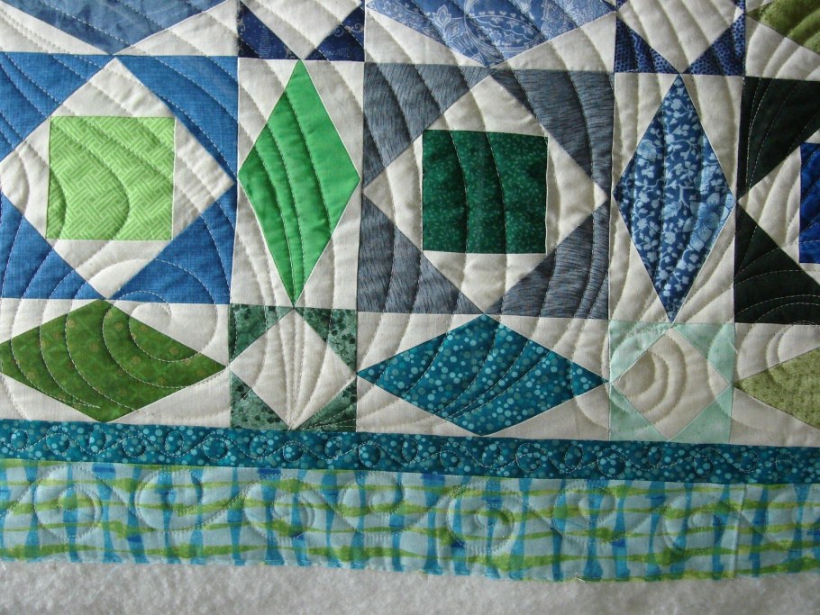 Одеяло лоскутное "шторм на море"