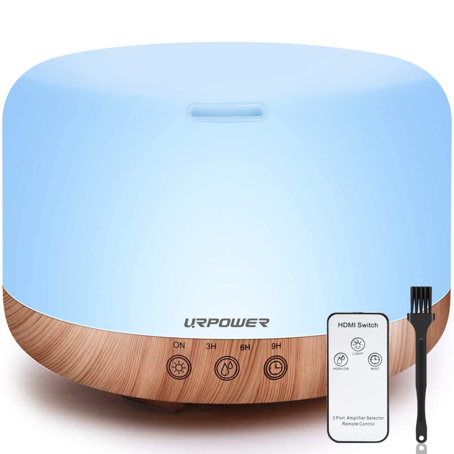 URPOWER 700ml Square Aromatherapy Essential Oil Diffuser