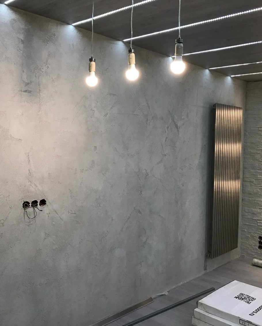 Лофт бетон штукатурка Клевел