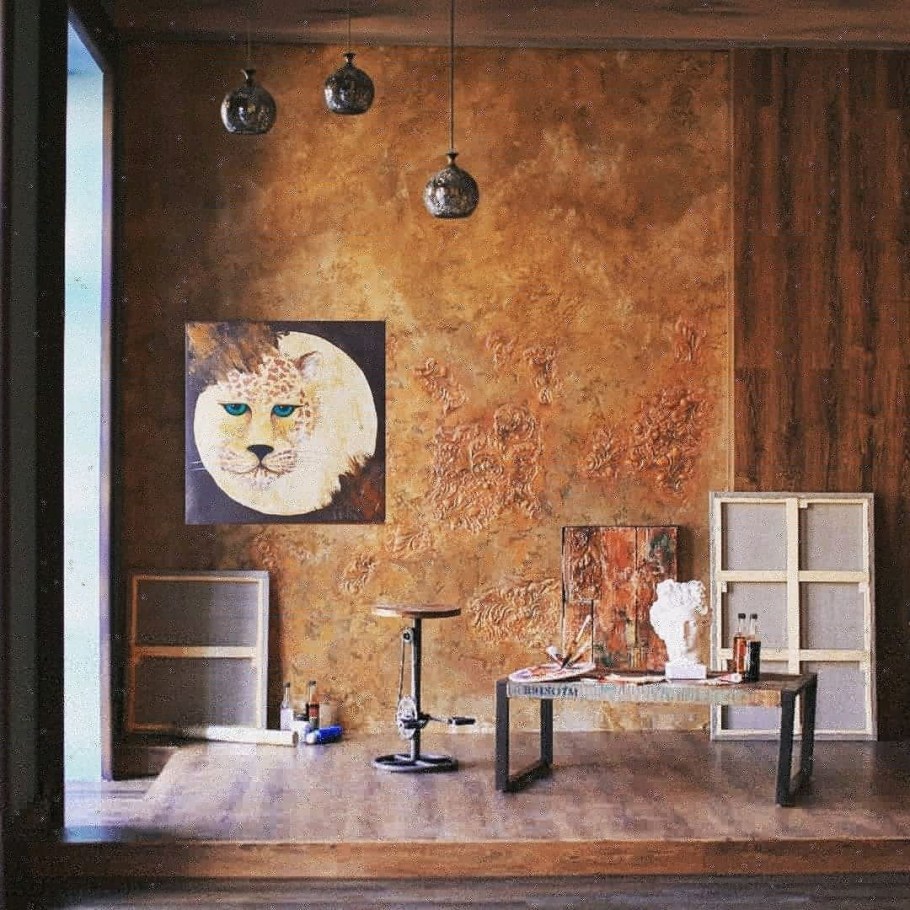 Фактурная штукатурка лофт бетон