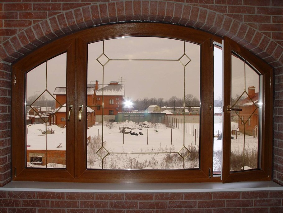 Красивые пластиковые окна