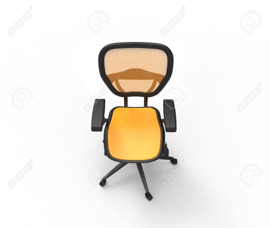 Компьютерное кресло вид сверху