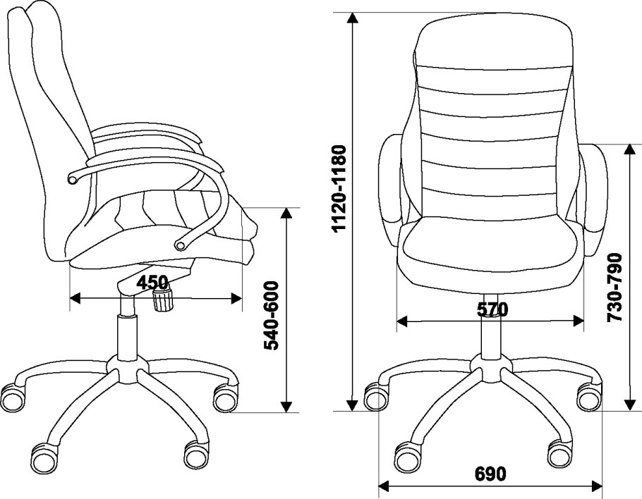 Кресло Бюрократ t-9950axsn