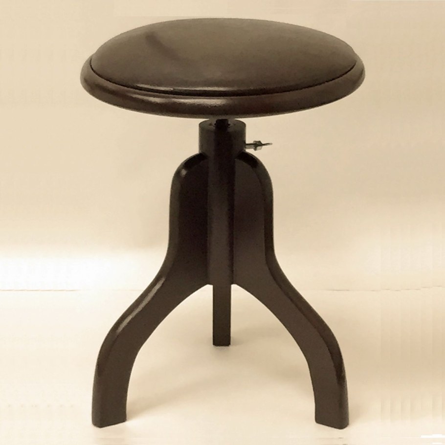 Банкетка для пианиста круглая Brahner BPR-64v/WH