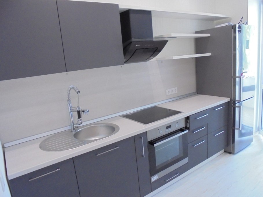 Фасад суперматовый графит светлый