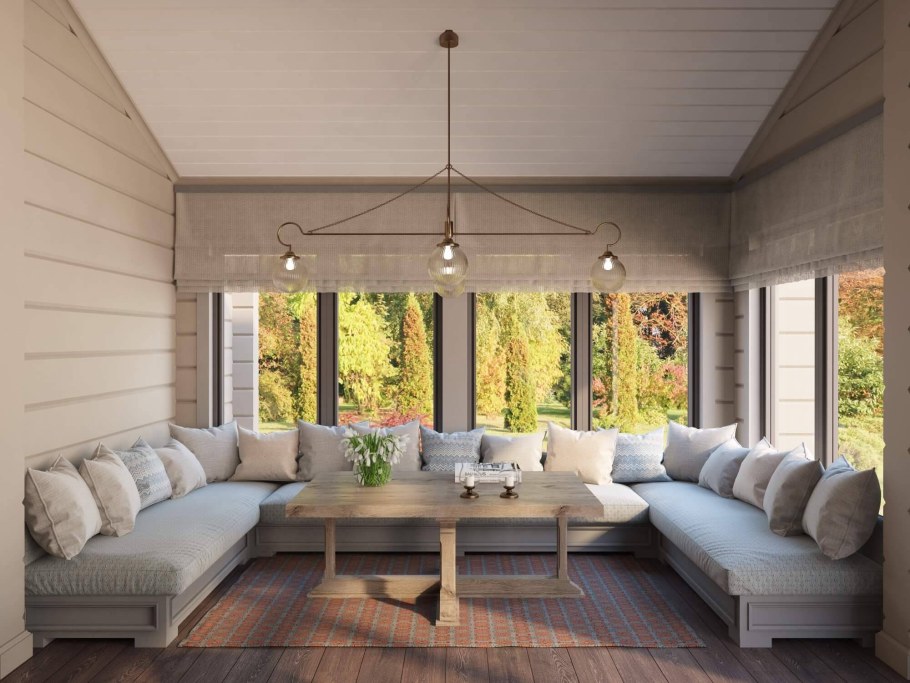 Веранда в финском стиле