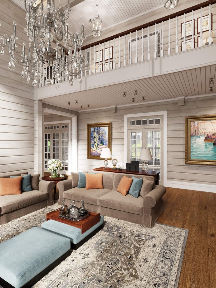 Хонка дома из клееного бруса