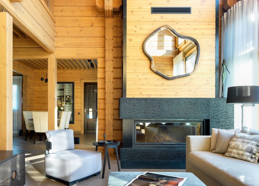 Имитация бруса Хонка