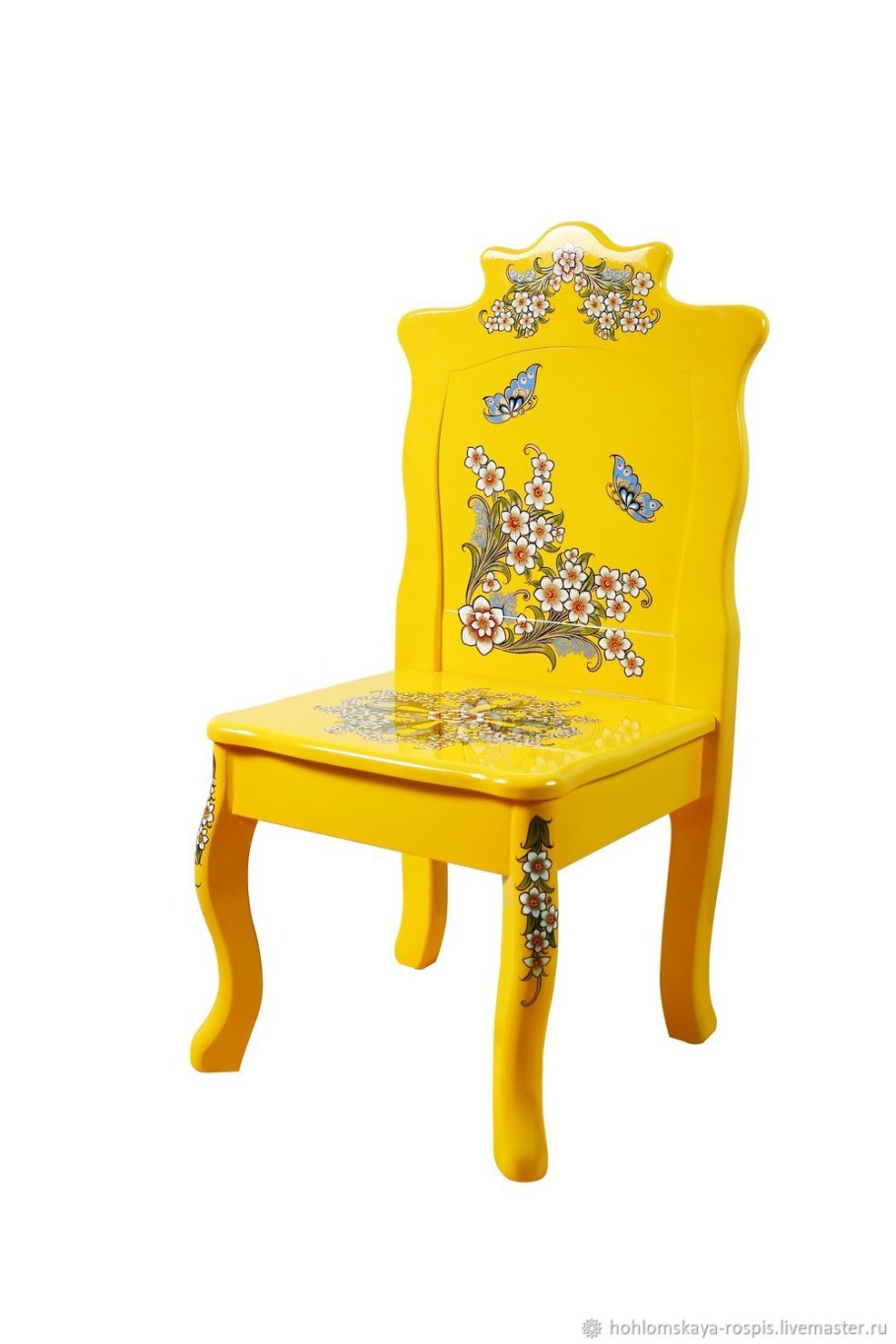 Роспись детского стула