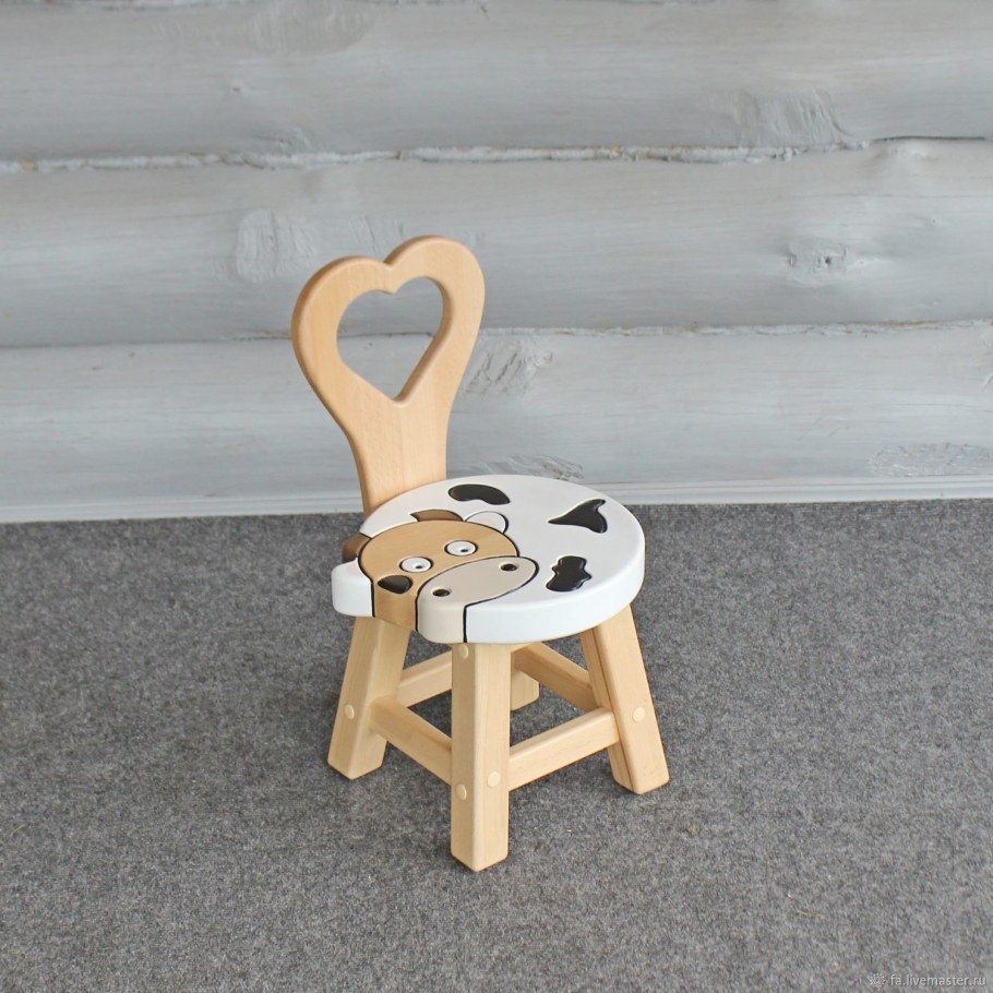 Детский стул-корова
