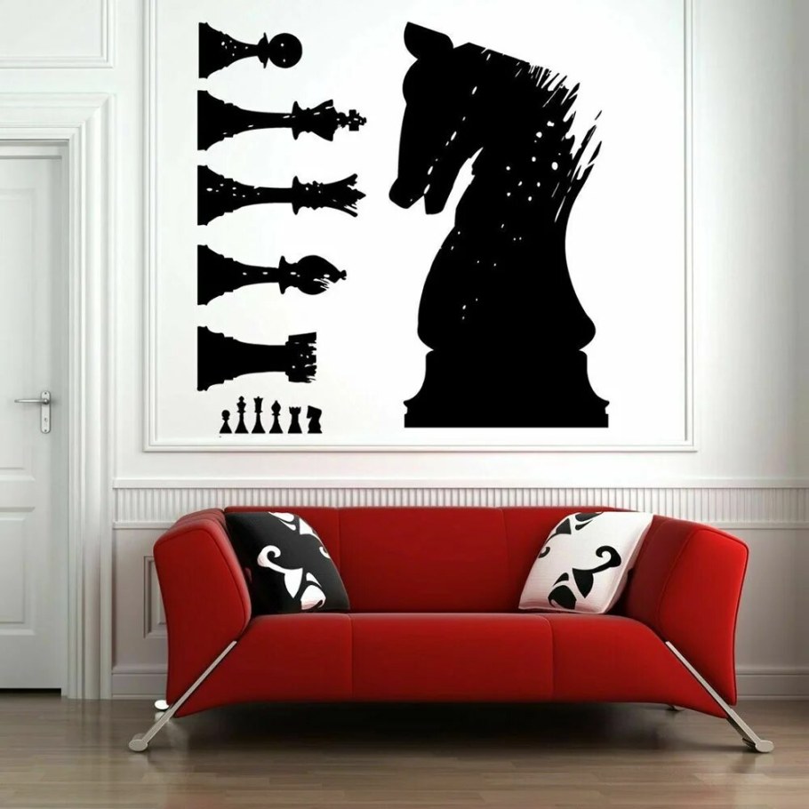 Наклейка виниловая шахматы