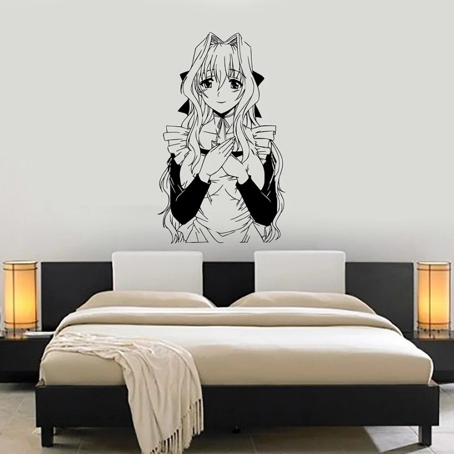 Стена маркером аниме