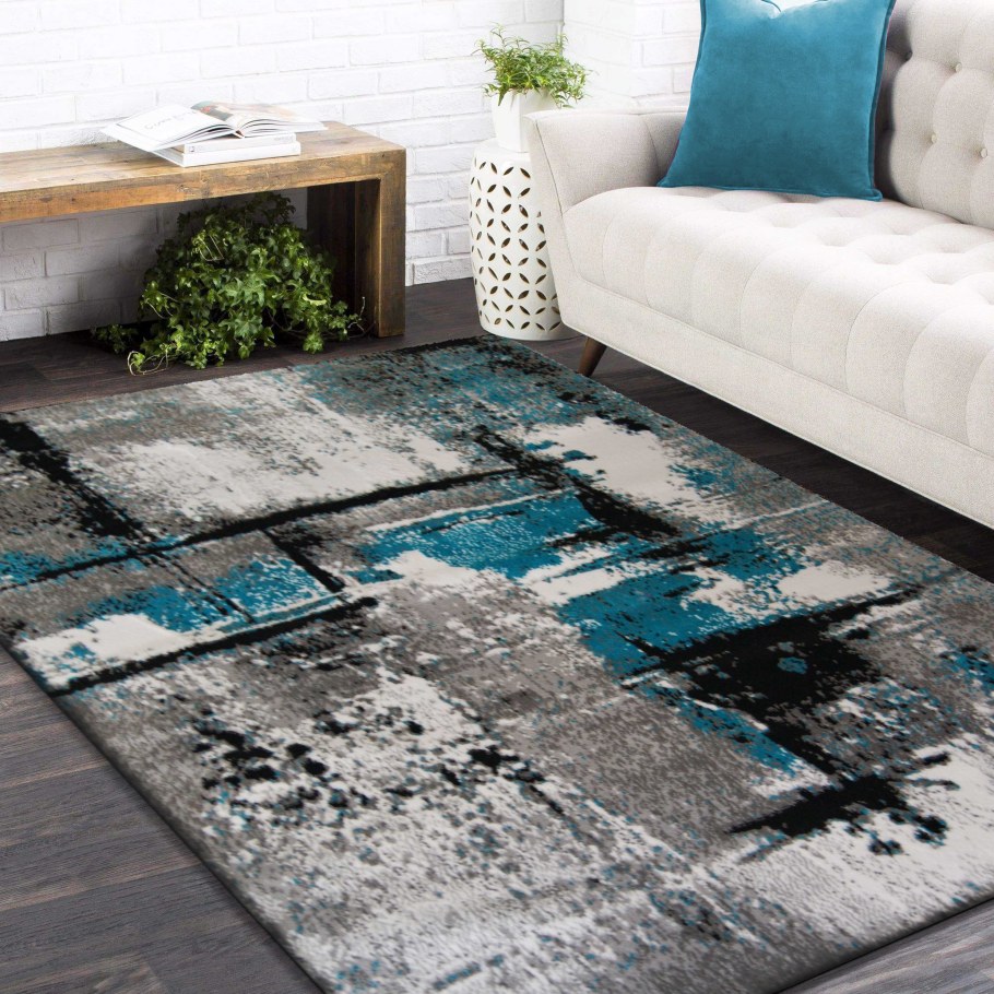 Ковер Color 3248 EG бирюзовый