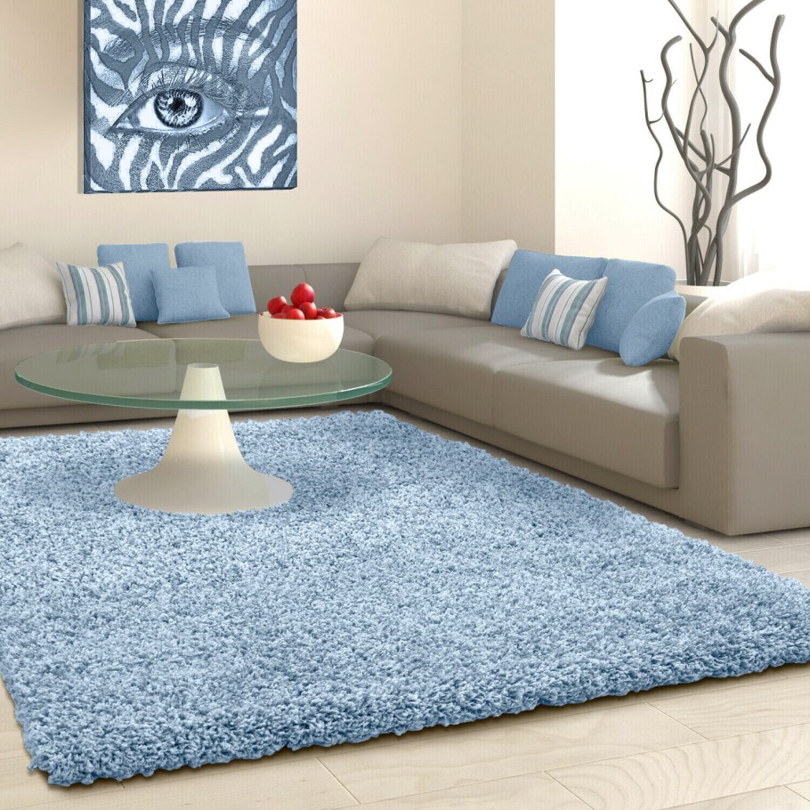 Ковер бирюзовый