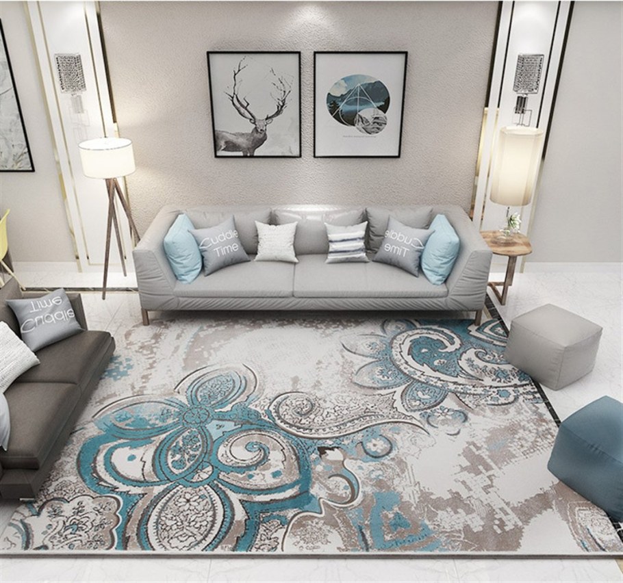 Ковер бирюза