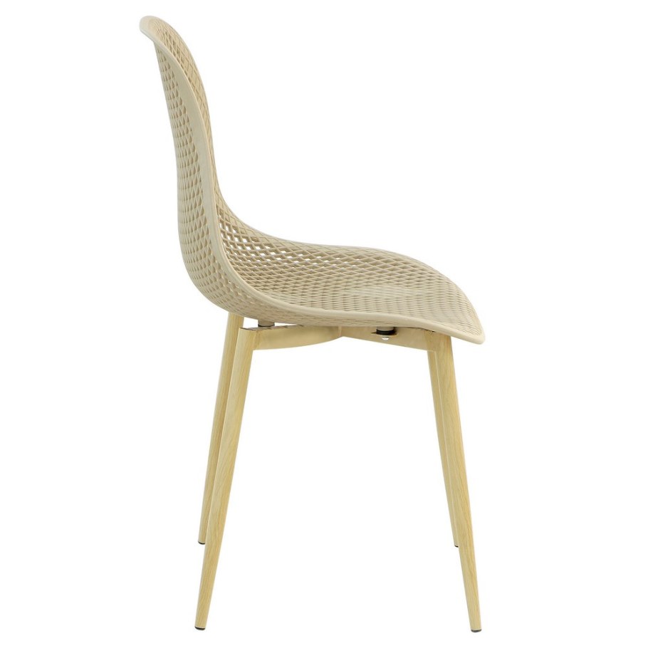 Стул Langfang Амелия бежевый 54х47х84 см