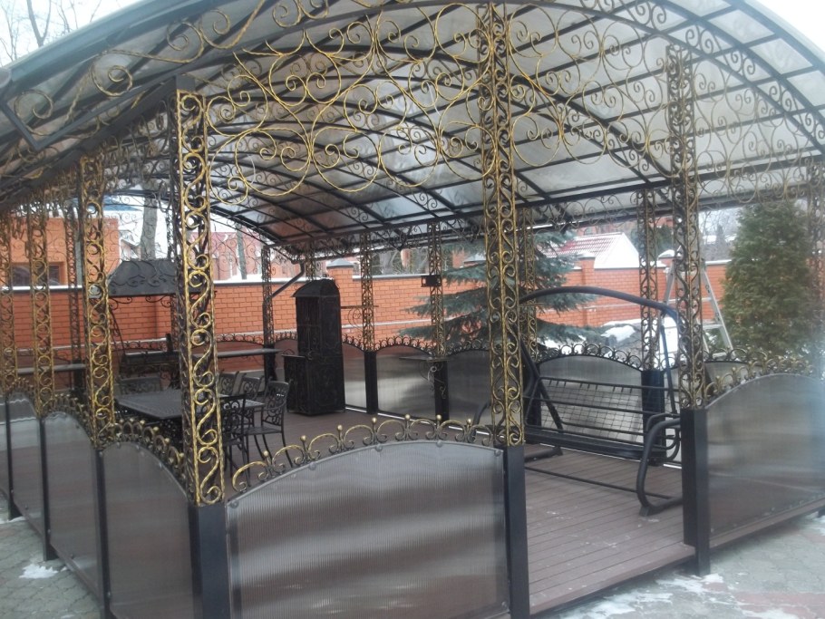 Беседка из металла