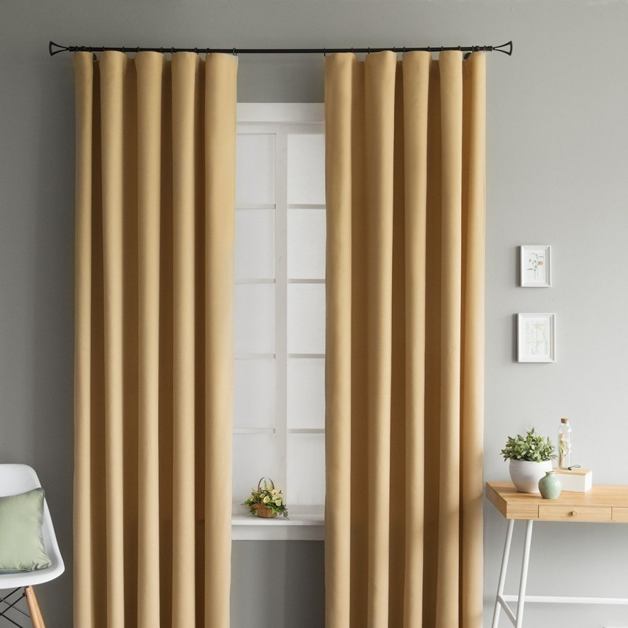 Бежевые гардины