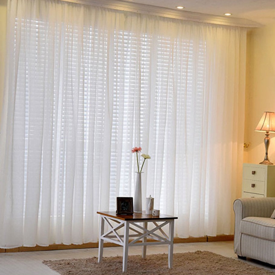 Тюль в гостиную в современном стиле