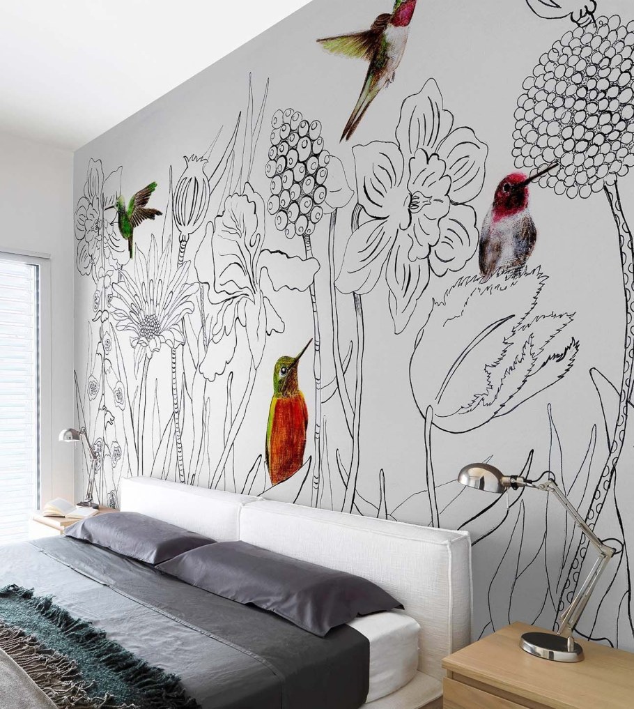 Сосптсь стен в интерьере