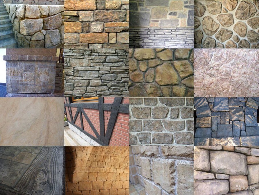 Флекс бетон имитация дикого камня