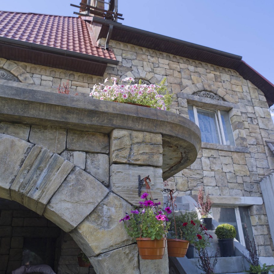 Фасад из артбетона