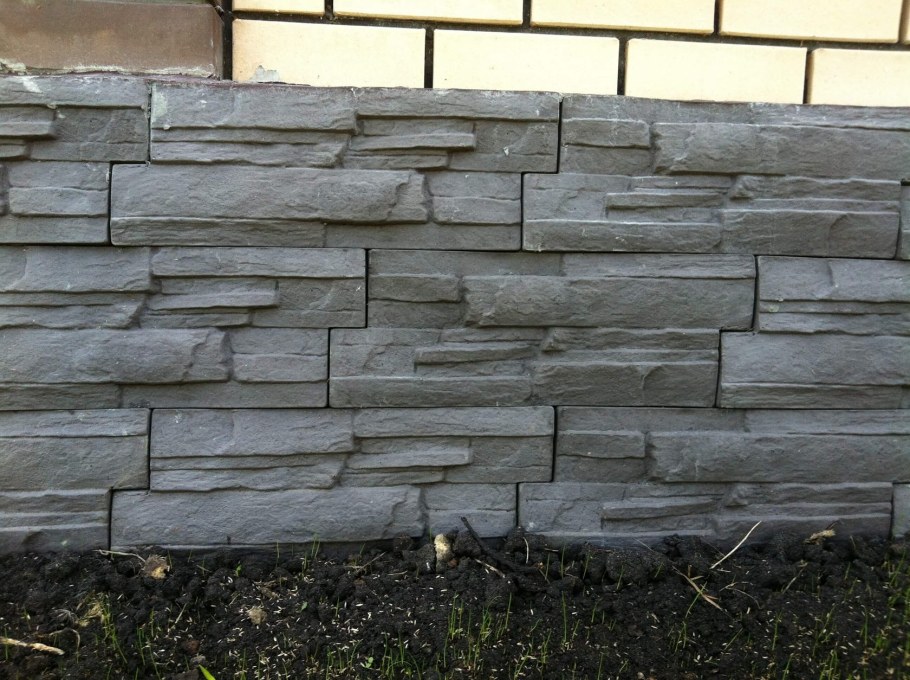 Плитка фасадная бетонная 120х250