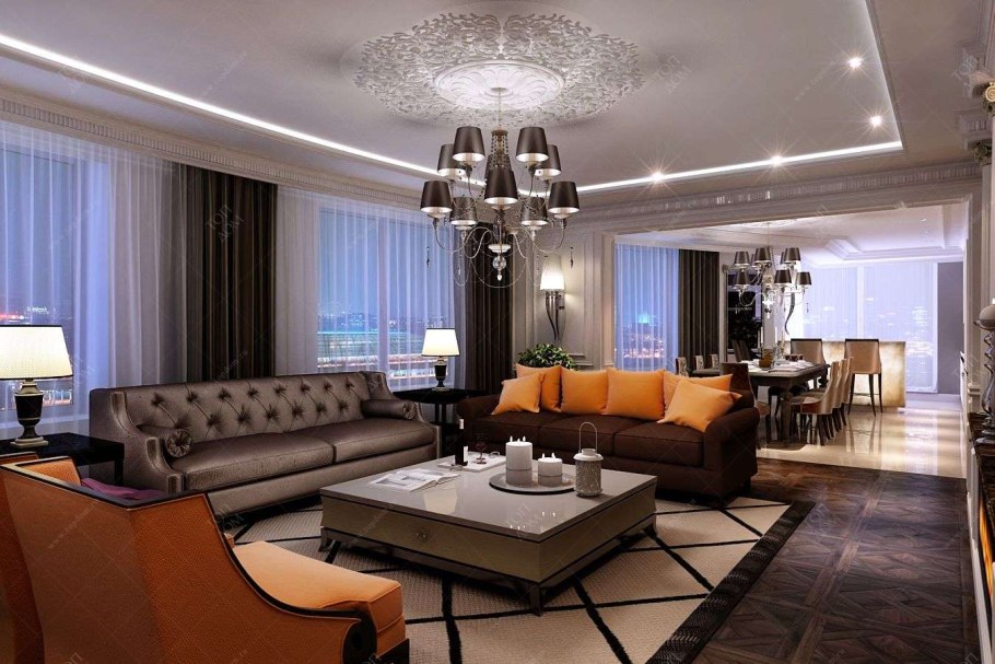 Люстра гостиная