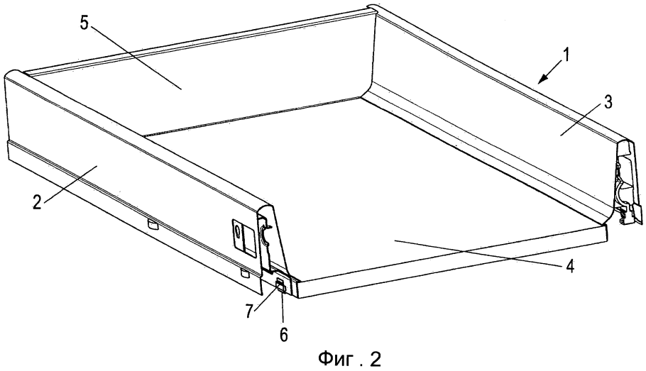 Крепление дна выдвижного ящика