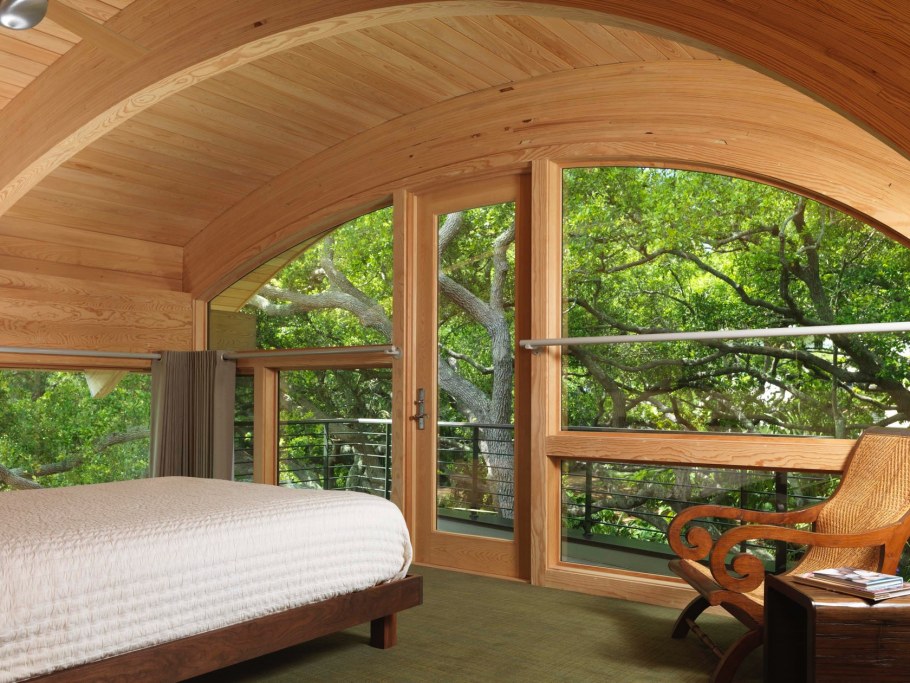 Домики с полукруглыми крышами