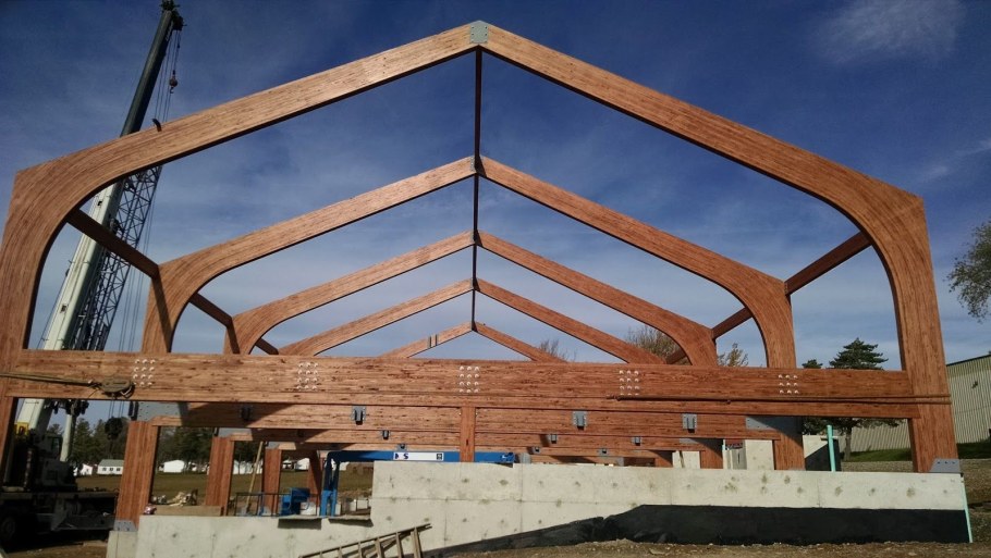 Деревянная ферма Тимбер фрейм