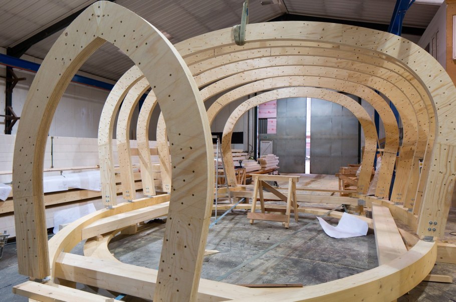 Гнутоклееные деревянные конструкции