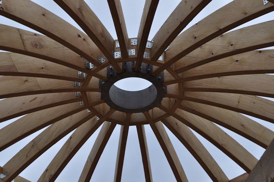 Купольная крыша стропильная система