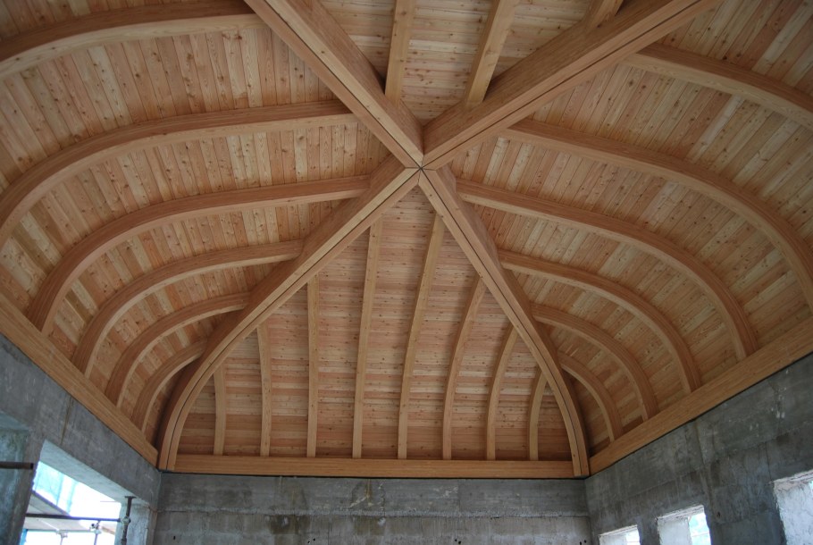 Арочные деревянные перекрытия