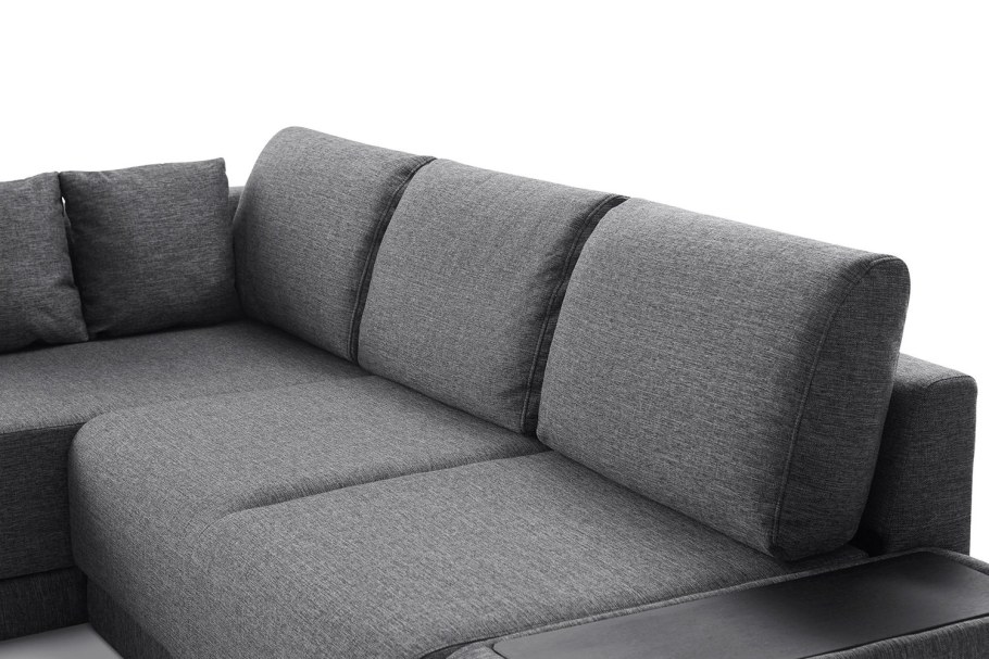 Угловой диван Консул (Мадагаскар 06 (серый), левый)