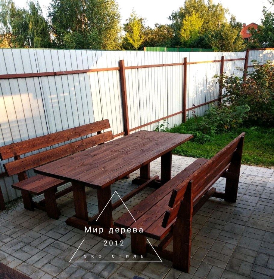 Скамейка в беседку