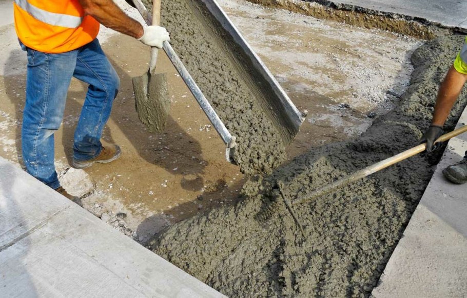 Стройка бетон