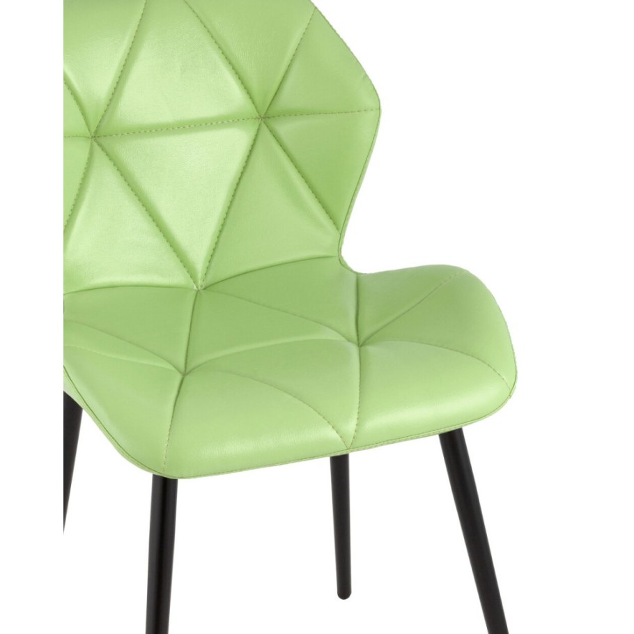 Стул с отстрочкой из экокожи