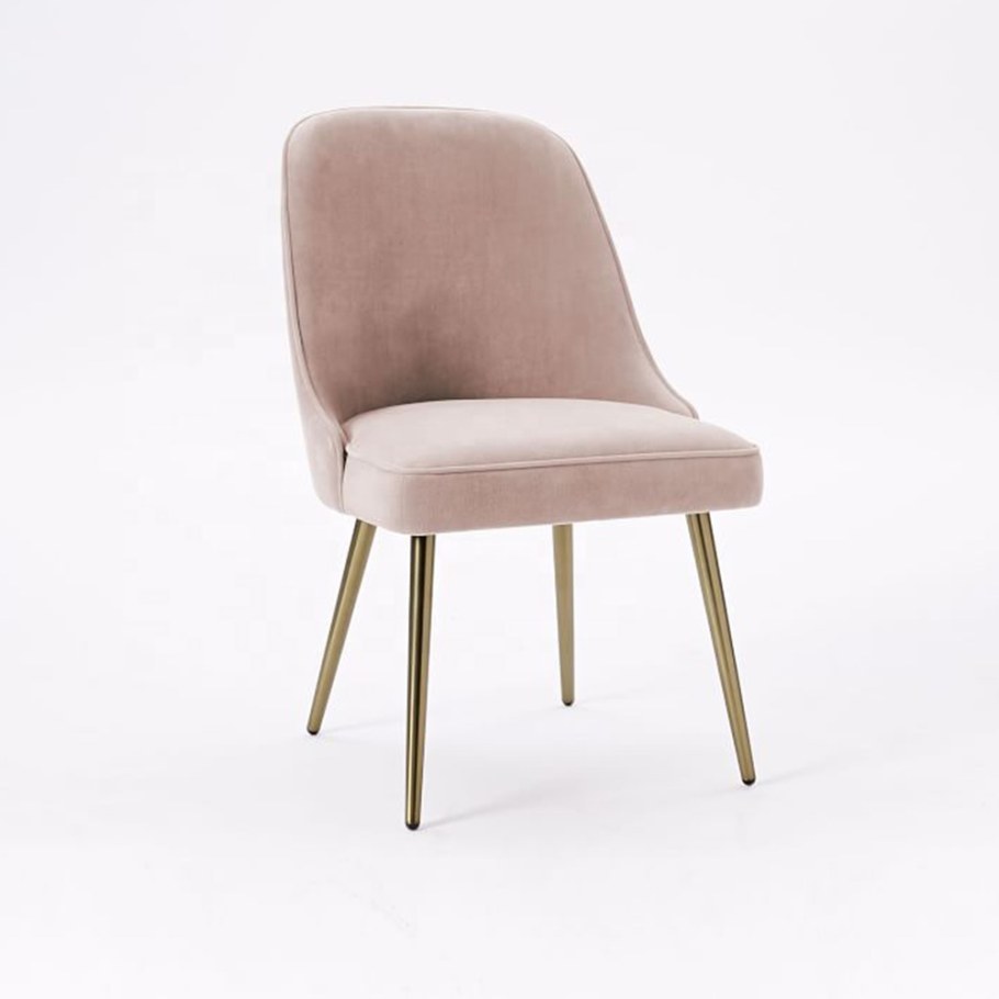 Mid-Century Velvet Dining Chair