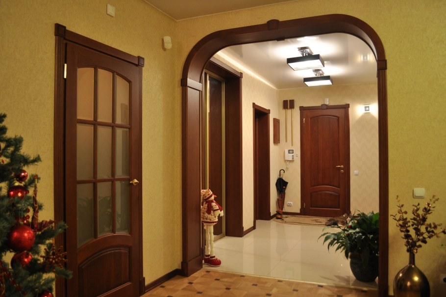 Декоративная отделка арки