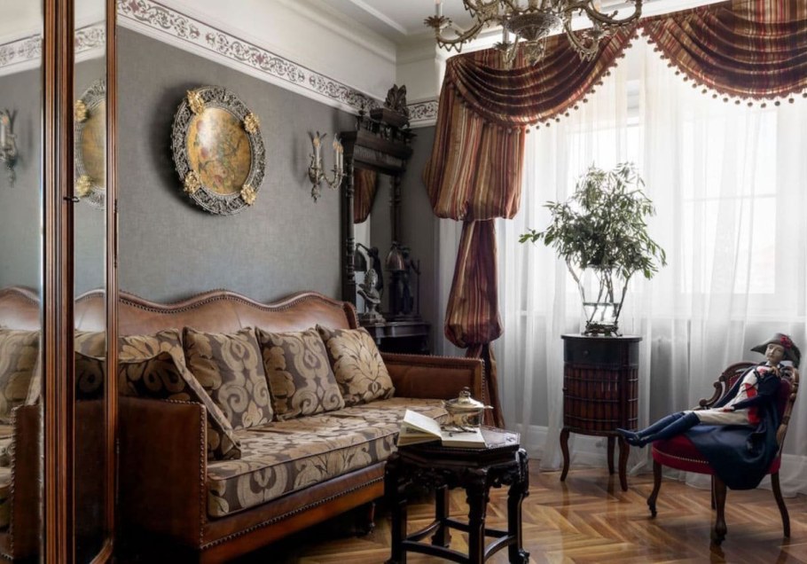 Ампир стиль интерьера антиквариат