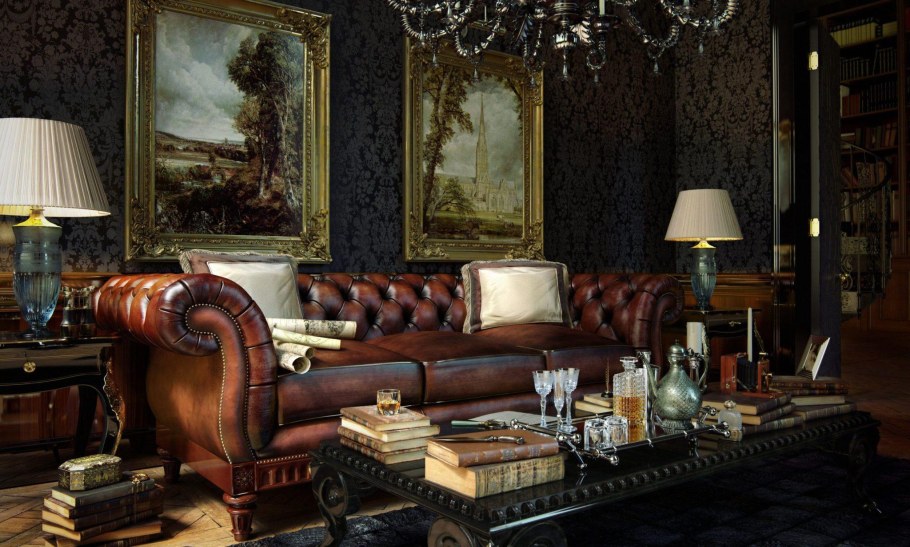 Диван Честерфилд в стиле Барокко