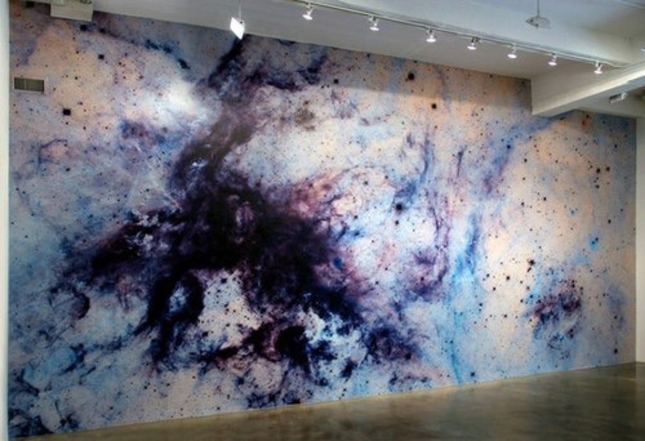 Роспись стен космос