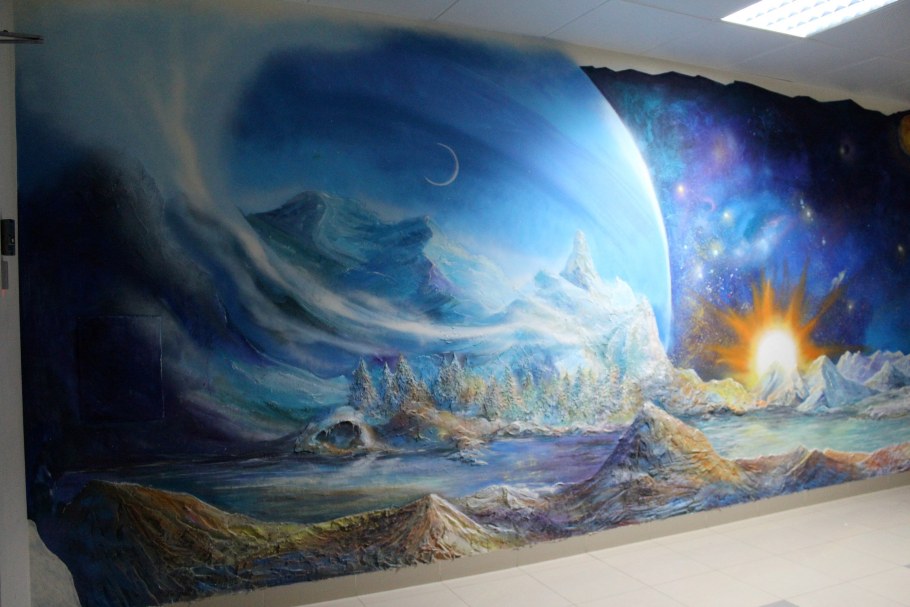 Аэрография на стенах