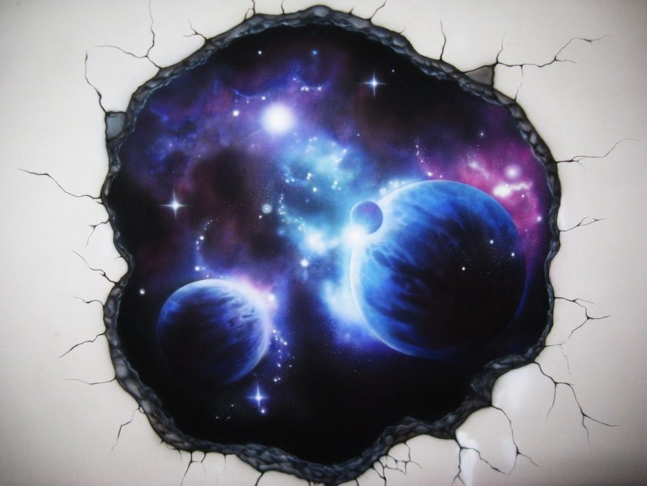 Дерево в стиле космоса